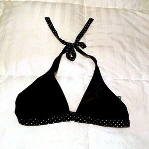 Roxy small bikini tie top polkadot back fastened top only